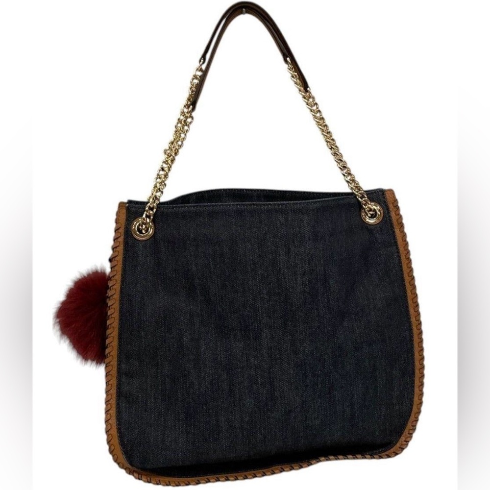Michael Kors Whipped Chelsea Denim Hobo Bag - Picture 2 of 5